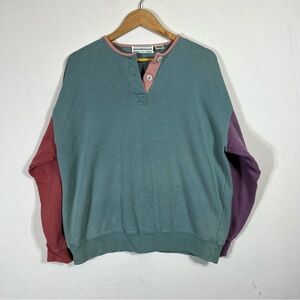 Vintage 90's Henley Sweater